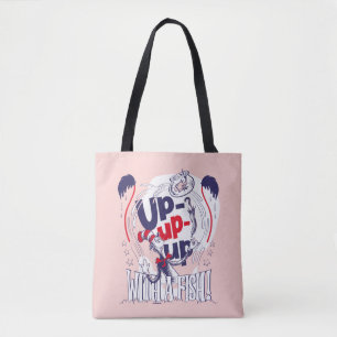 Bolsa Tote Gato no Chapéu   Para Cima Com Um Peixe
