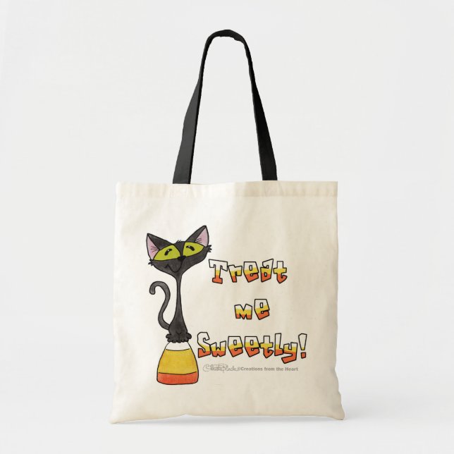 Bolsa Tote Gato no doce Mato-de-Milho (Frente)