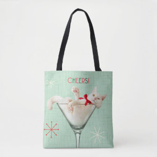 Bolsa Tote Gato no Vidro Martini