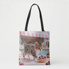 Bolsa Tote Gato pouco bagunçado