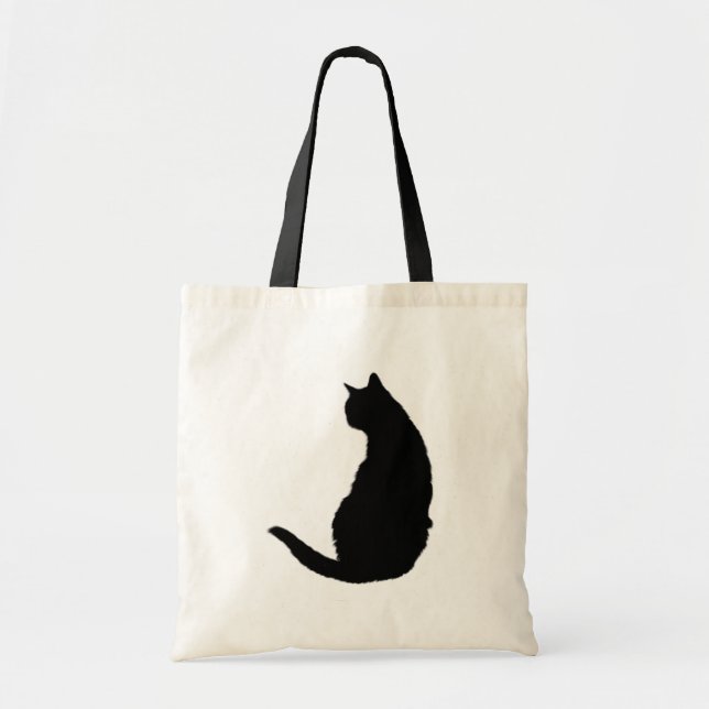 Bolsa Tote Gato preto (Frente)