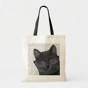 Bolsa Tote Gato Preto com Óculos de sol 2