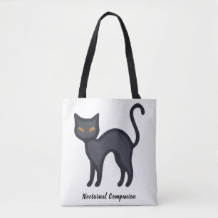 Bolsa Tote Gato Preto Companheiro Noturno