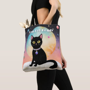 Bolsa Tote Gato Preto - Vamos nos Sentir Confortáveis