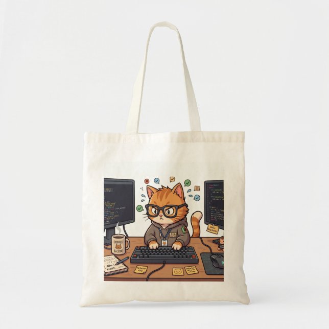 Bolsa Tote Gato Real (Frente)