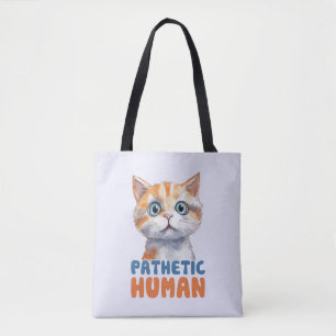 Bolsa Tote Gato Sarcástico e Gótico - Patético Humano (2)