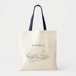 Bolsa Tote Gato Sonhos Doces da Praia na Toalha