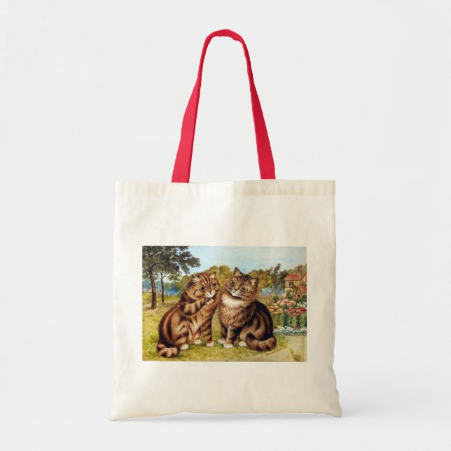 Bolsa Tote Gato Sussurro, Louis Wain (Frente)