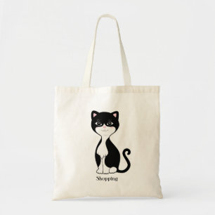 Bolsa Tote Gato Tuxedo Inteligente Fofo
