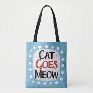 Bolsa Tote Gato vai miar no saco