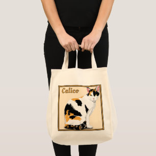 Bolsa Tote Gato Xadrez Personalizado Mercado
