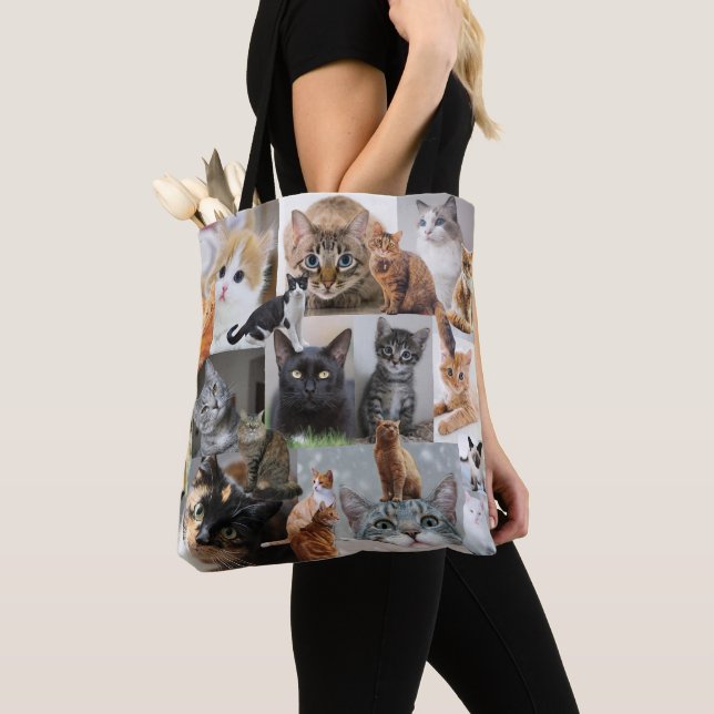 Bolsa Tote Gatos (Close Up)