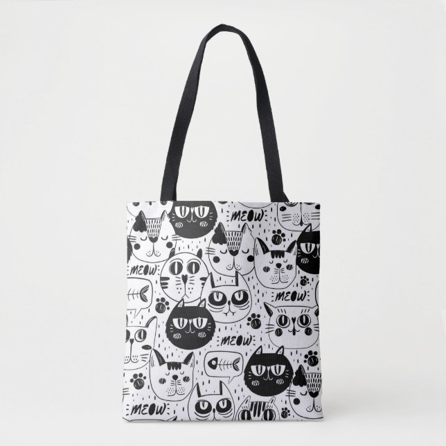 Bolsa Tote Gatos Cons (Frente)