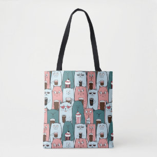 Bolsa Tote Gatos Cons