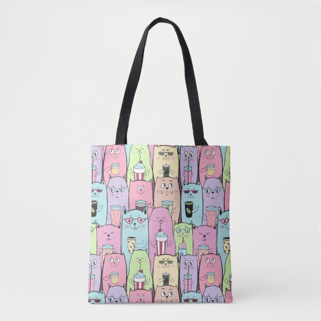 Bolsa Tote Gatos Cons (Frente)