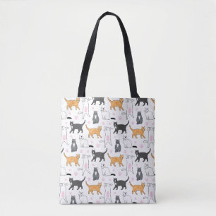 Bolsa Tote Gatos Cons