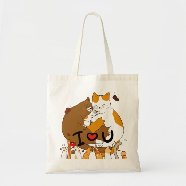 Bolsa Tote Gatos Cons (Frente)