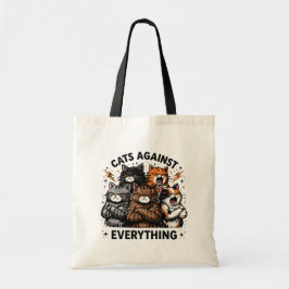 Bolsa Tote Gatos Contra