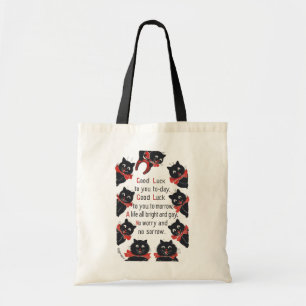 Bolsa Tote Gatos da boa sorte, Louis Wain