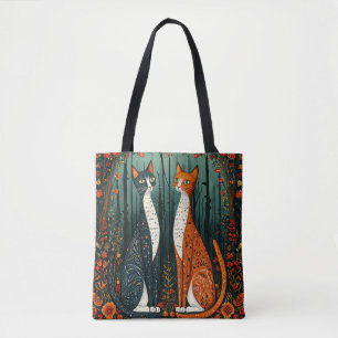 Bolsa Tote Gatos de desenho animado fofos