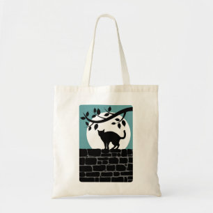 Bolsa Tote Gatos De Gato Preto De Animais Corta Luz-Lua