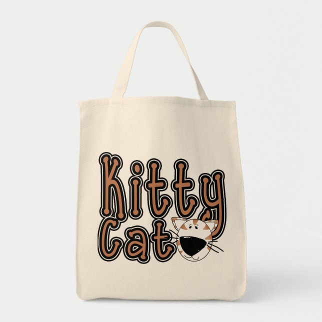 Bolsa Tote Gatos e Camisetas de Gato de Gato Gato Gato (Frente)