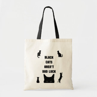 Bolsa Tote Gatos Negros Não São Sortes Ruins