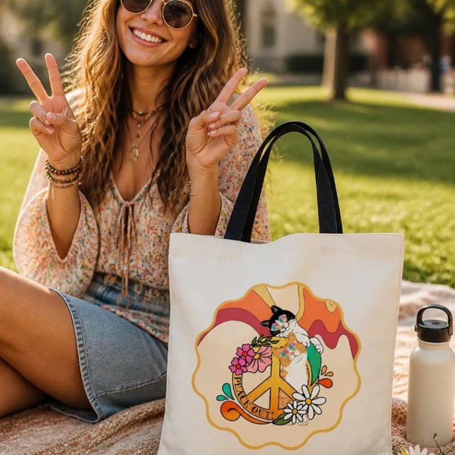 Bolsa Tote Gatos | Paz! (Criador carregado)