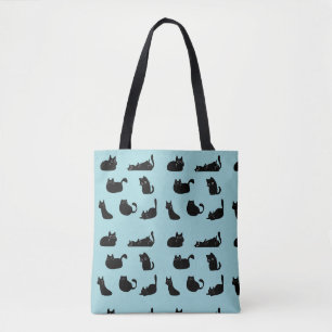 Bolsa Tote Gatos Pretos Engraçados