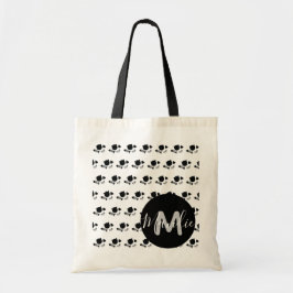 Bolsa Tote Gatos Pretos Preto e Branco Nome Livros da Bibliot