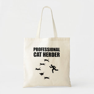 Bolsa Tote Gatos Profissionais De Gato Engraçados