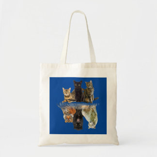 Bolsa Tote Gatos Refletem Amigos De Gato Tigre
