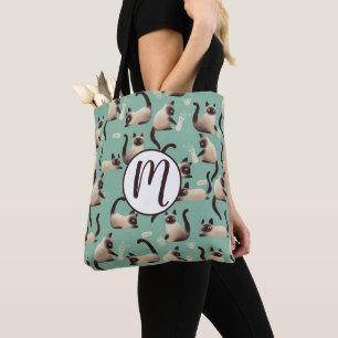 Bolsa Tote Gatos Siameses Ruins A Arrancar Coisas