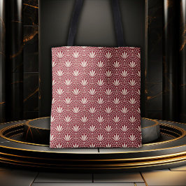 Bolsa Tote Gatsby Glamour Vermelho e Creme