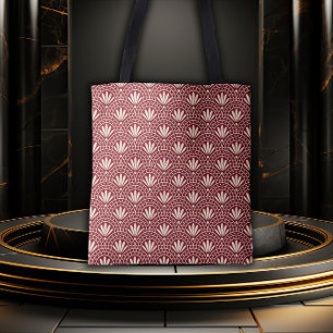 Bolsa Tote Gatsby Glamour Vermelho e Creme