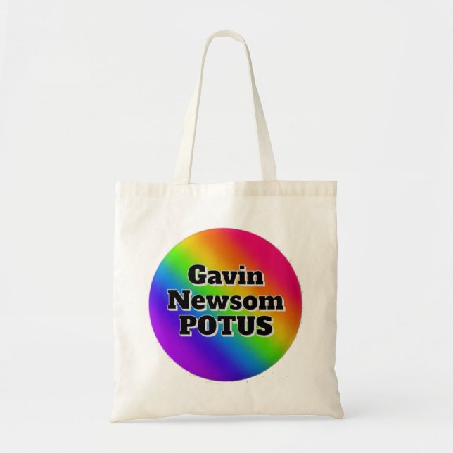Bolsa Tote Gavin Newsom POTUS (Frente)