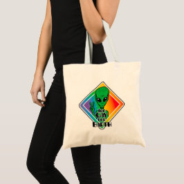 Bolsa Tote Gay Demais Para OVNI Alienígena Engraçado Da Terra