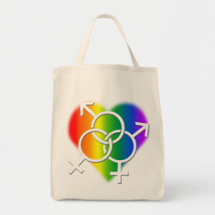 Bolsa Tote Gay Pride Tote Bag LGBT Rainbow Love Shopping Bag