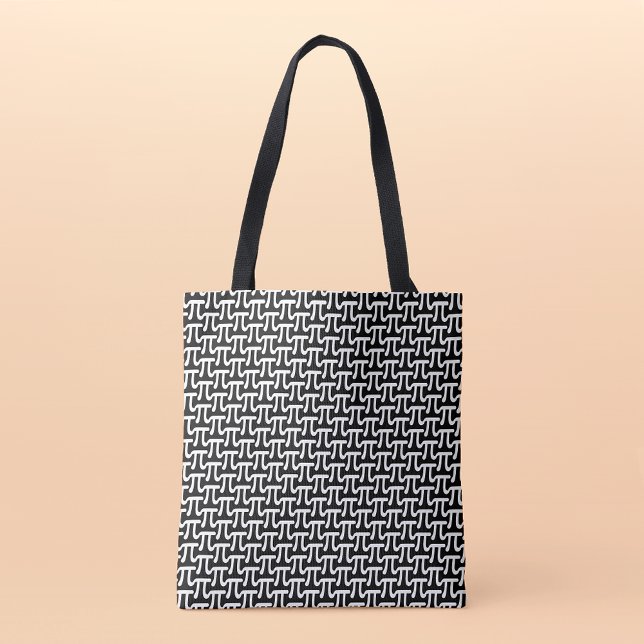 Bolsa Tote Geek Chic Number Pi Impressão Toque Bag Smart & Na (Smart & Stylish: Number Pi Print Geek Chic Tote Bag 🧮)