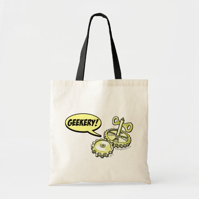 Bolsa Tote Geekery alinha a sacola (Frente)