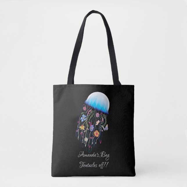 Bolsa Tote Gellyfish Floral (Frente)