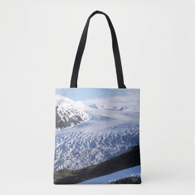 Bolsa Tote Gelo da Geleira Exit no Parque Nacional Kenai Fjor (Frente)