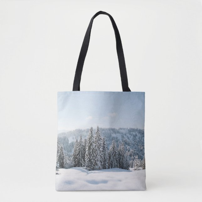 Bolsa Tote Gelo e neve | Allgäu Bavaria Alemanha (Frente)