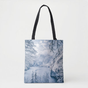 Bolsa Tote Gelo e neve Lago Königssee, Alemanha