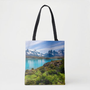 Bolsa Tote Gelo e neve   Lago Pehoe, Patagônia, Chile