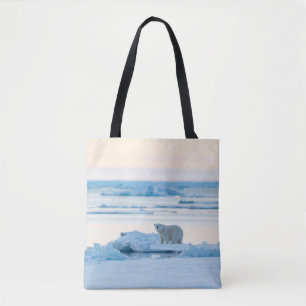 Bolsa Tote Gelo e neve Polar Bear Iceberg Noruega