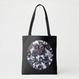 Bolsa Tote Gem de Diamante Elegante Facultada