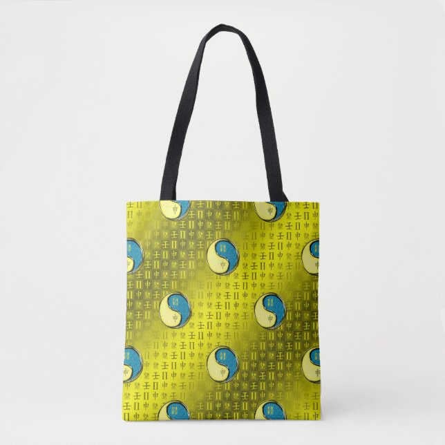 Bolsa Tote Gêmeos & Macaco de Água (Frente)