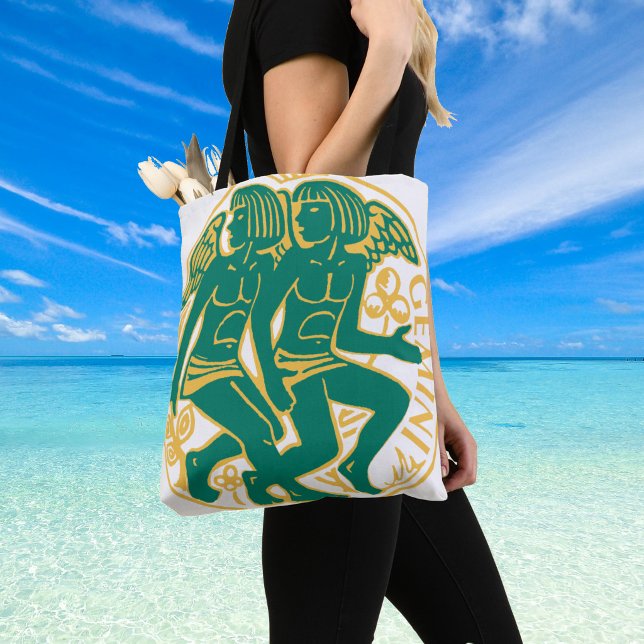 Bolsa Tote Gêmeos Signo do Zodíaco em um (Star sign Gemini shoulder bag)