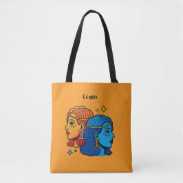 Bolsa Tote Gêmeos Signo do Zodíaco Pop Art - Gêmeos Celestiai